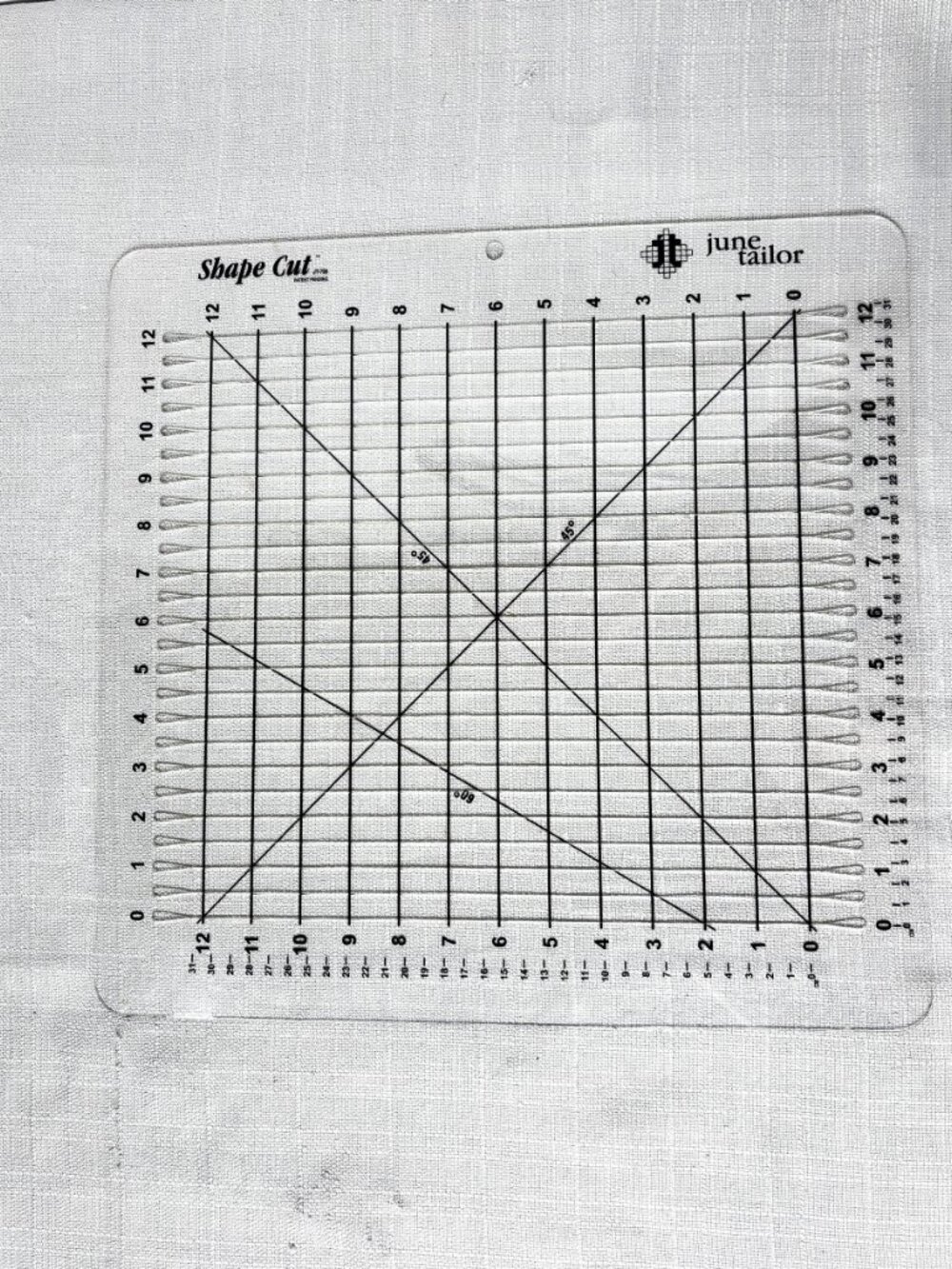 June Tailor The Shape Cut™ Transparent Acrylic  Ruler